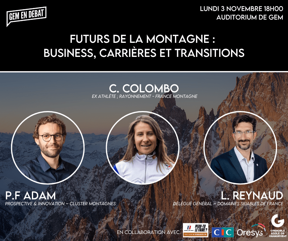 Table ronde - Futurs de la montagne : business, carrières et transitions 🏔️🎿